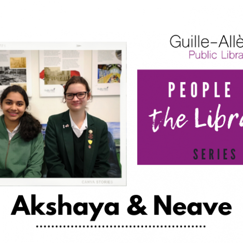 People of the Library: Akshaya & Neave