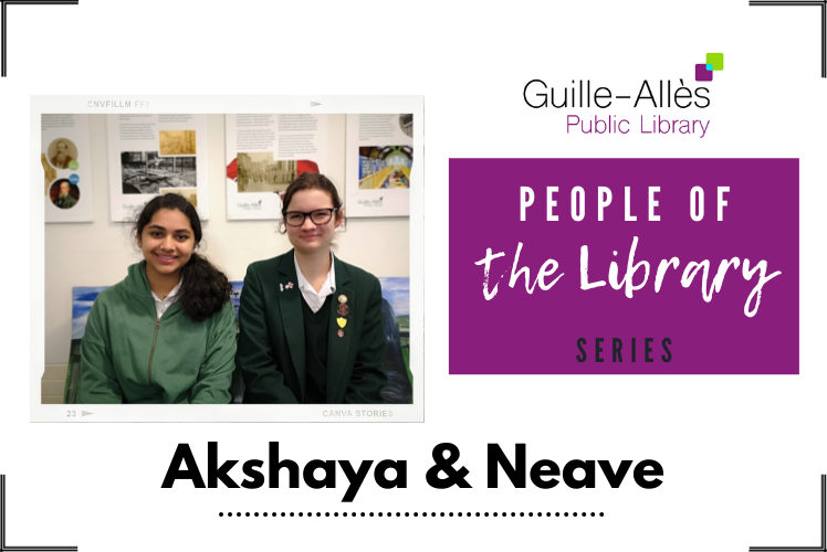 People of the Library: Akshaya & Neave