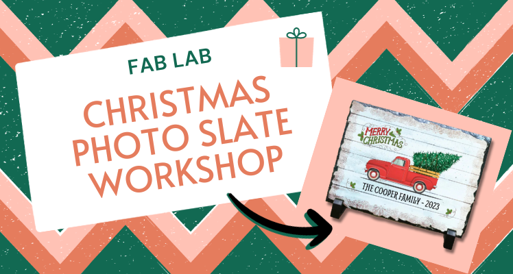Christmas photo slate workshop