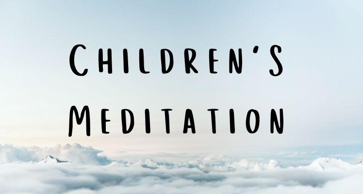 Children's meditation session