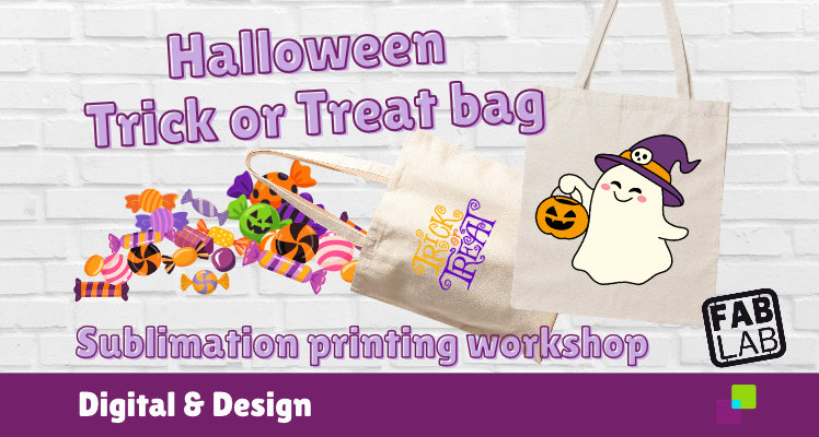 Halloween Trick or Treat Bag: Sublimation Printing Workshop