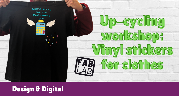 Up-cycling workshop: Vinyl stickers for clothes (16+)