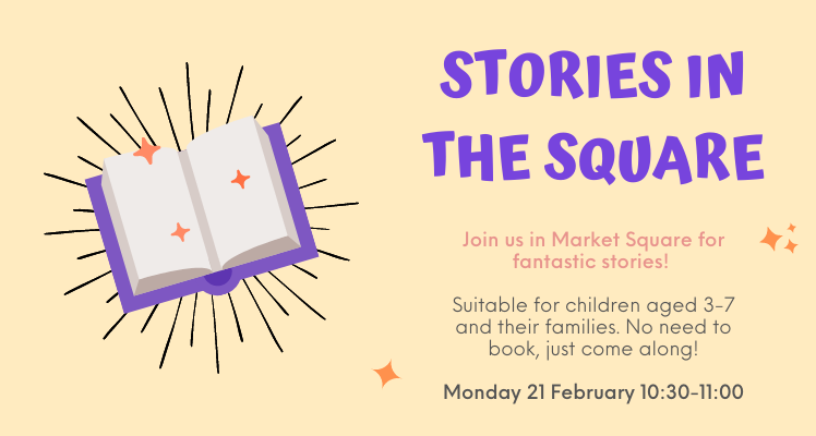 Stories in the Square (now inside the Children's Library!)