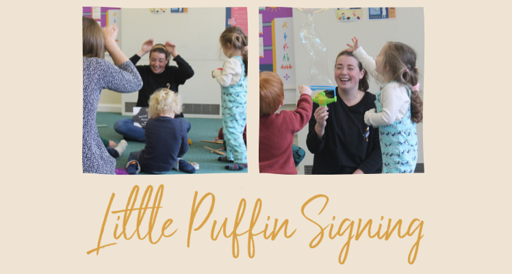 Little Puffin Signing