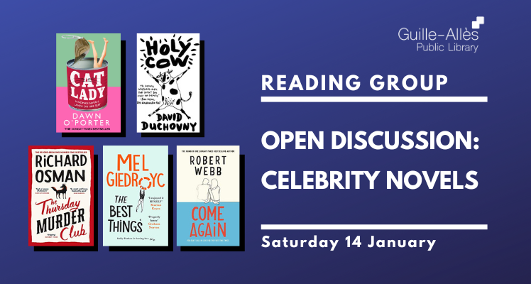 Reading Group: Celebrity Novels (Saturday)