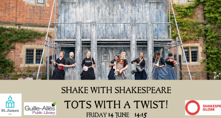Shake with Shakespeare TOTs SOLD OUT