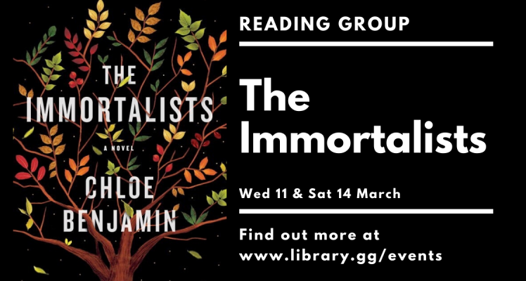 Reading Group: The Immortalists CANCELLED