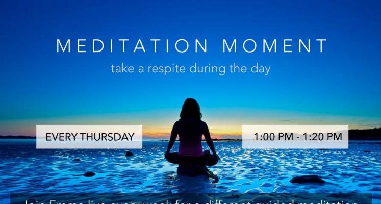 Meditation Moment (on Zoom)