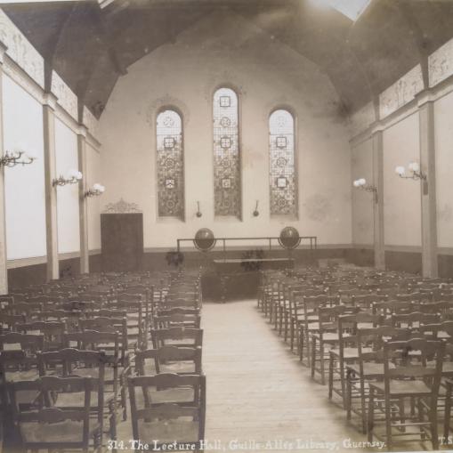 The Lecture Hall (now the Hayward Room), c.1900