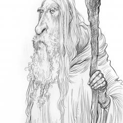 Gandalf - Appears in 'The Hobbit' and 'The Lord of the Rings' by J.R.R. Tolkien. ‘All we have to decide is what to do with the time that is given to us.’